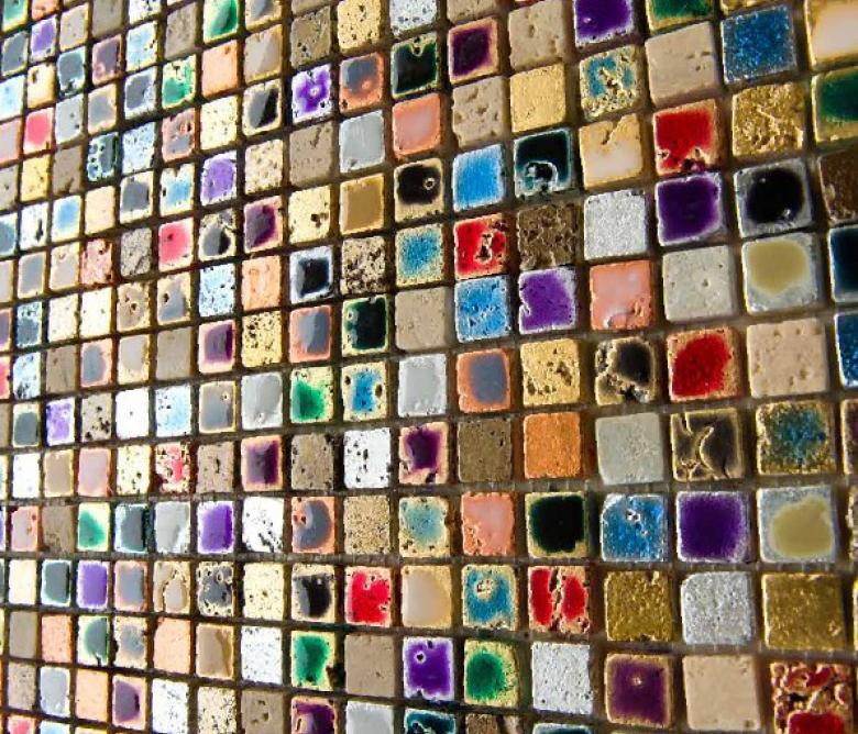 mosaico multicolor